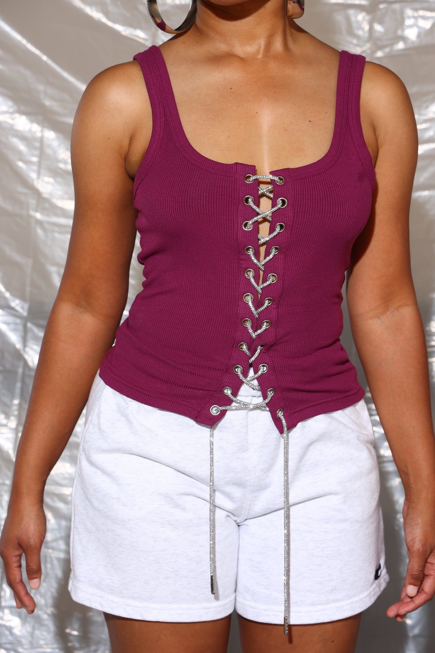 fig crystal corset tank
