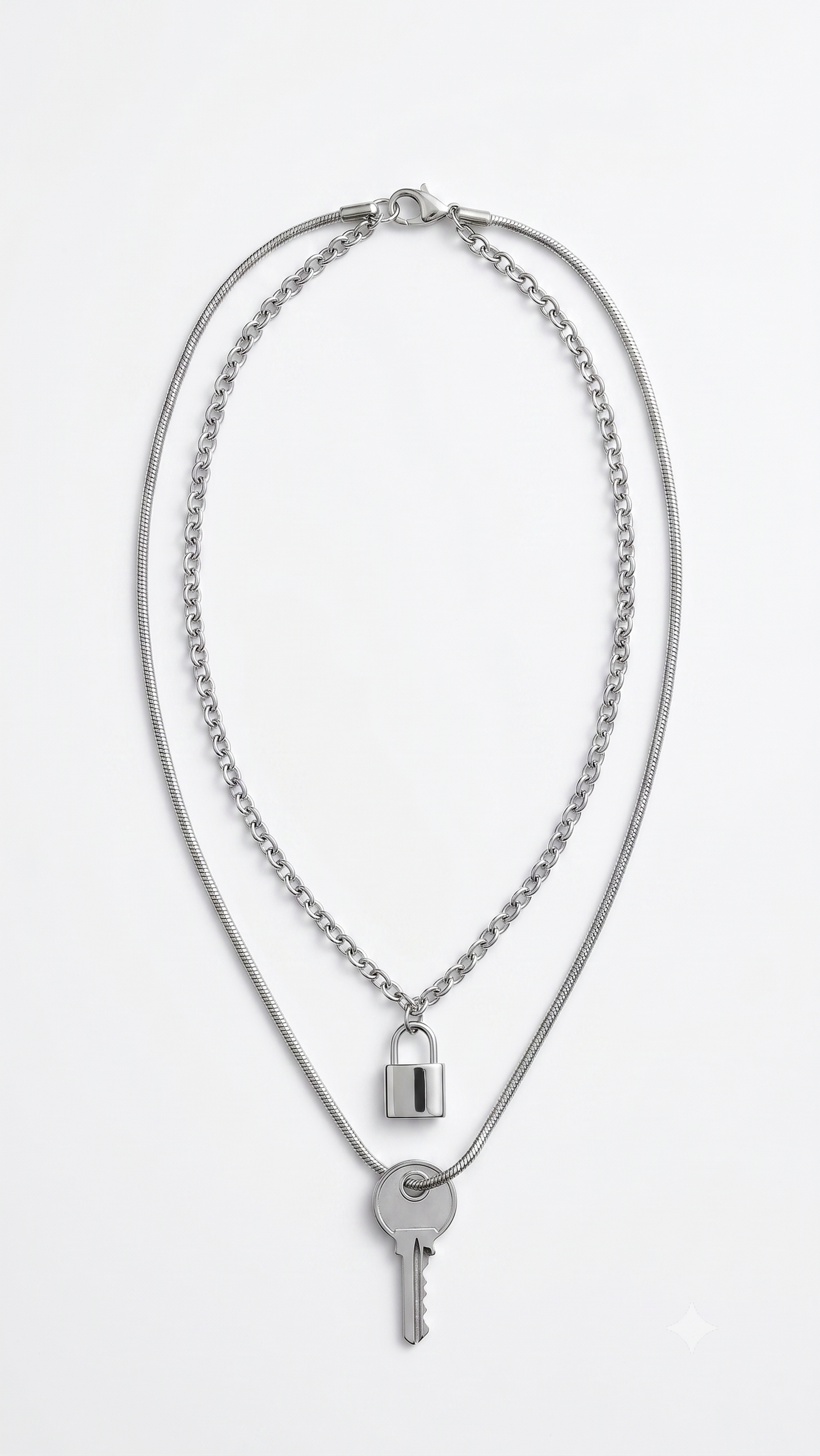 lock and key necklace