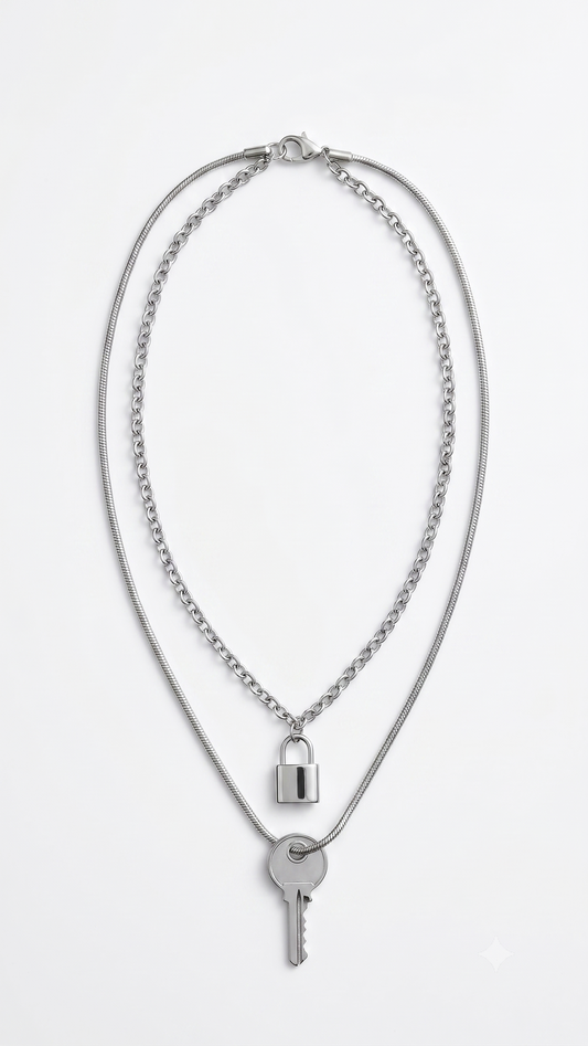 lock and key necklace