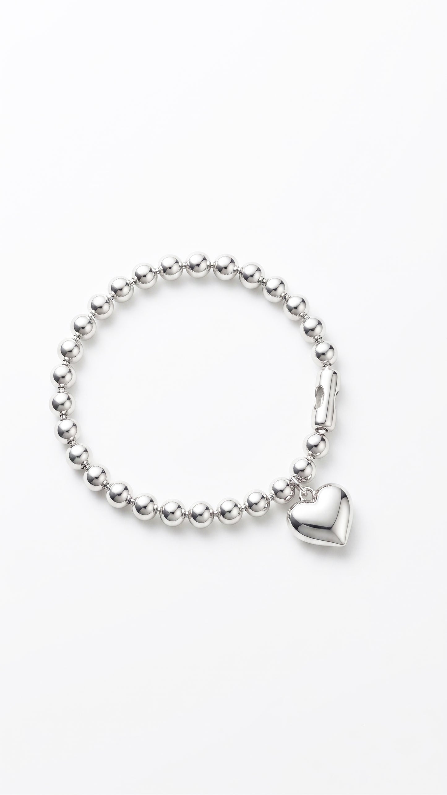 ball chain heart choker