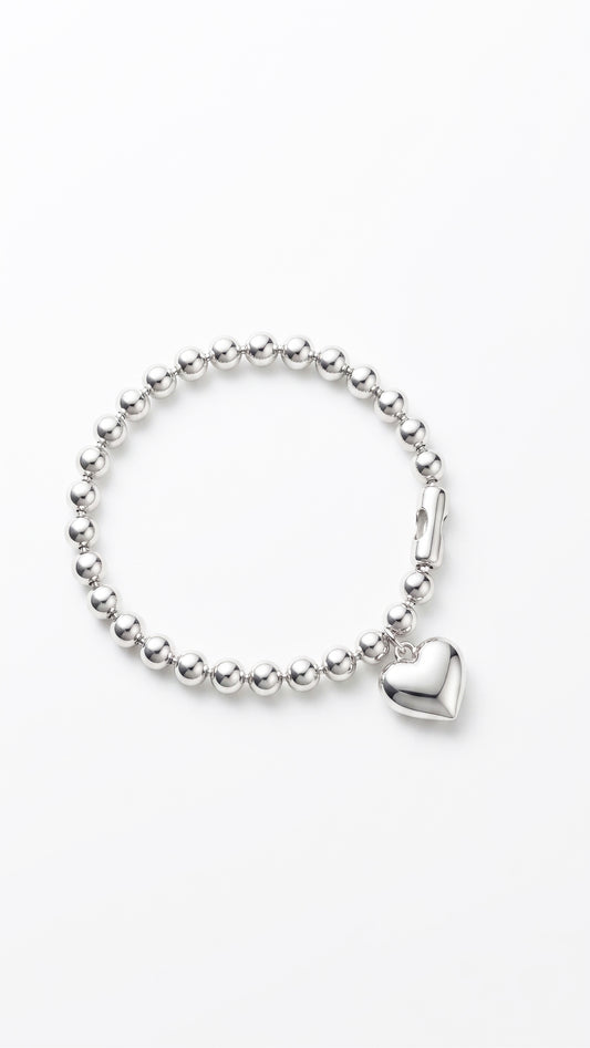 ball chain heart choker