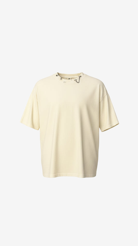 buttercream choker tee