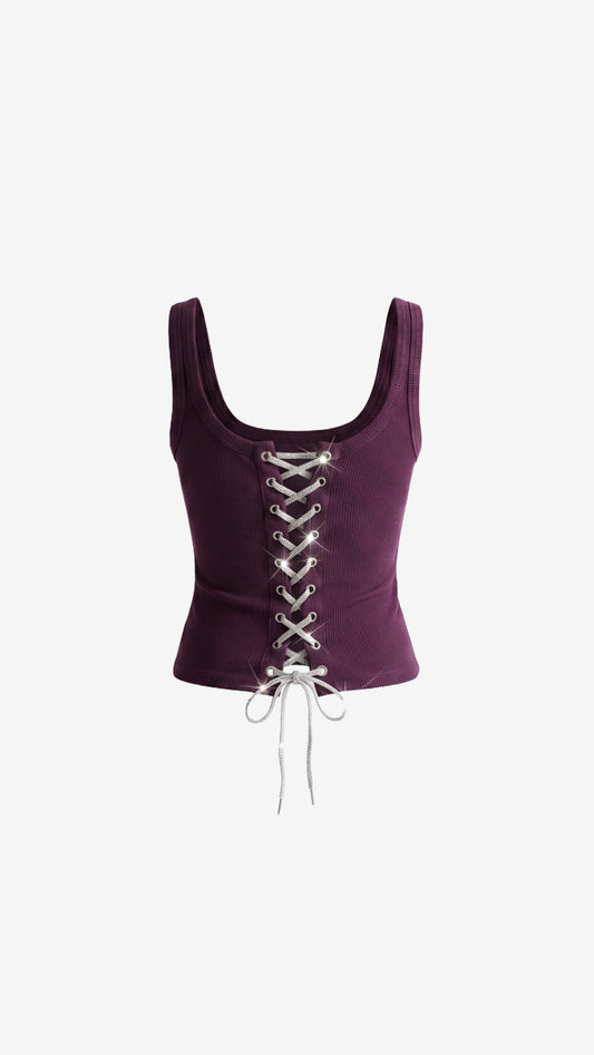 fig crystal corset tank